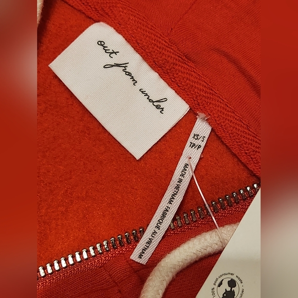 Out From Under Merrick Zip UpHoodie Sweatshirt - Picture 8 of 10